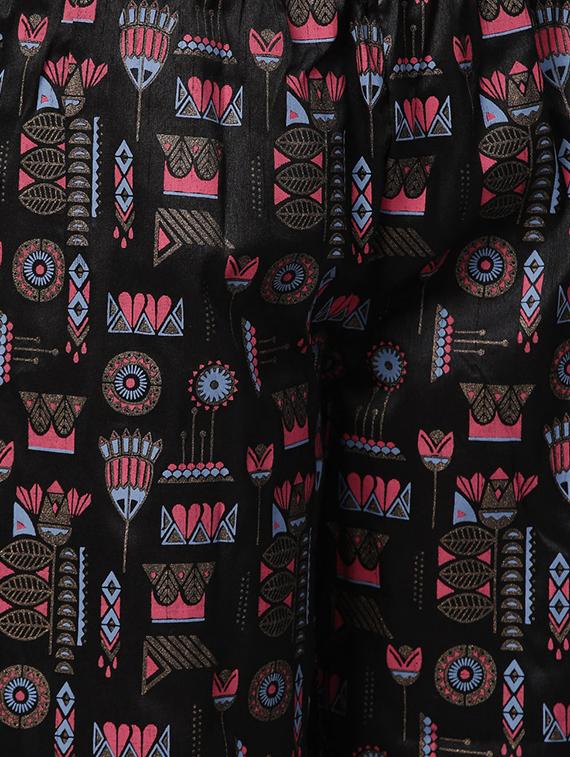 block print kurta palazzo set - 16720551 - Zoom Image - 5