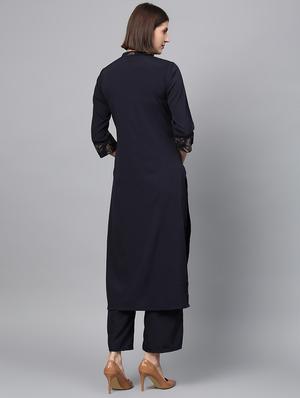 block print kurta palazzo set - 16720556 - Standard Image - 3