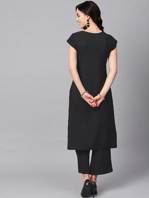 contrast kurta palazzo set - 16720568 - Standard Image - 3