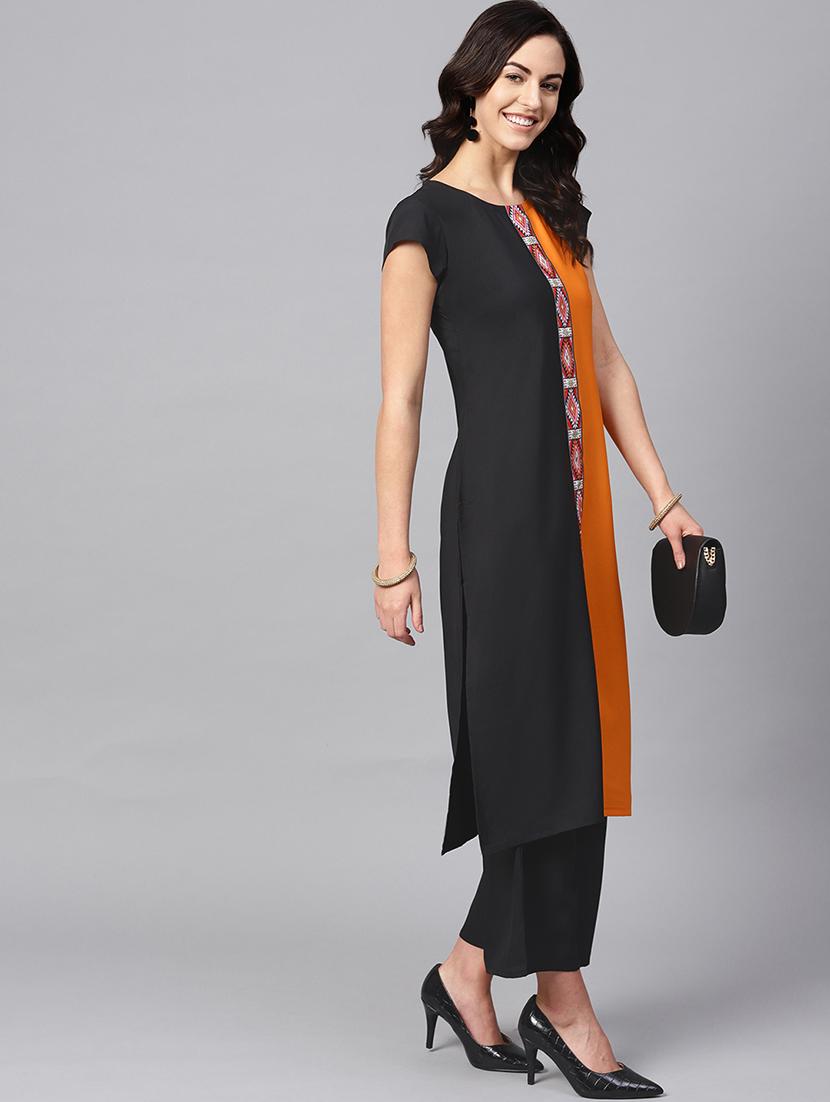 contrast kurta palazzo set - 16720568 - Zoom Image - 4