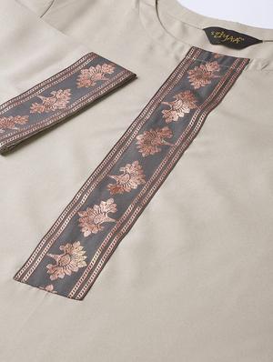solid kurta palazzo set - 16720569 - Standard Image - 5