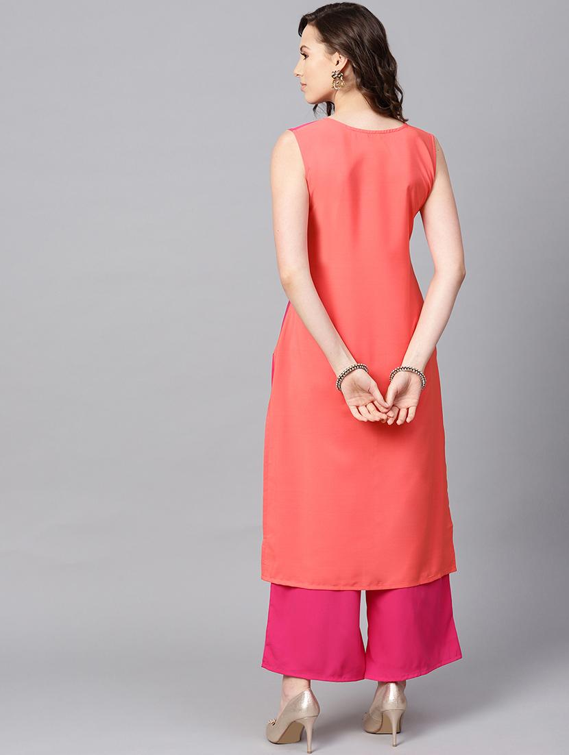 contrast kurta palazzo set - 16720573 - Zoom Image - 3