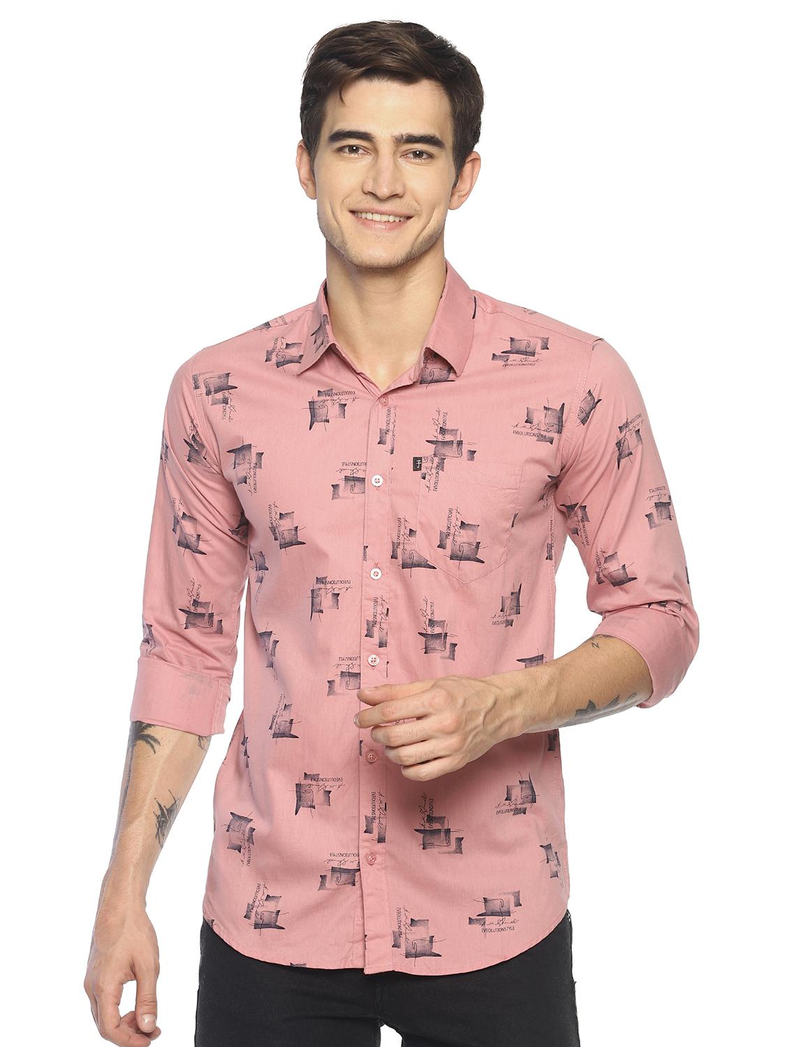 pink printed casual shirt - 16721143 - Zoom Image - 1