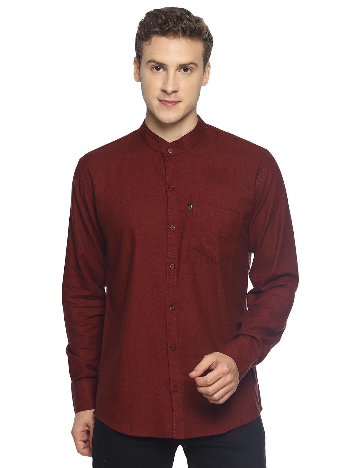 red self design casual shirt - 16721171 - Zoom Image - 1