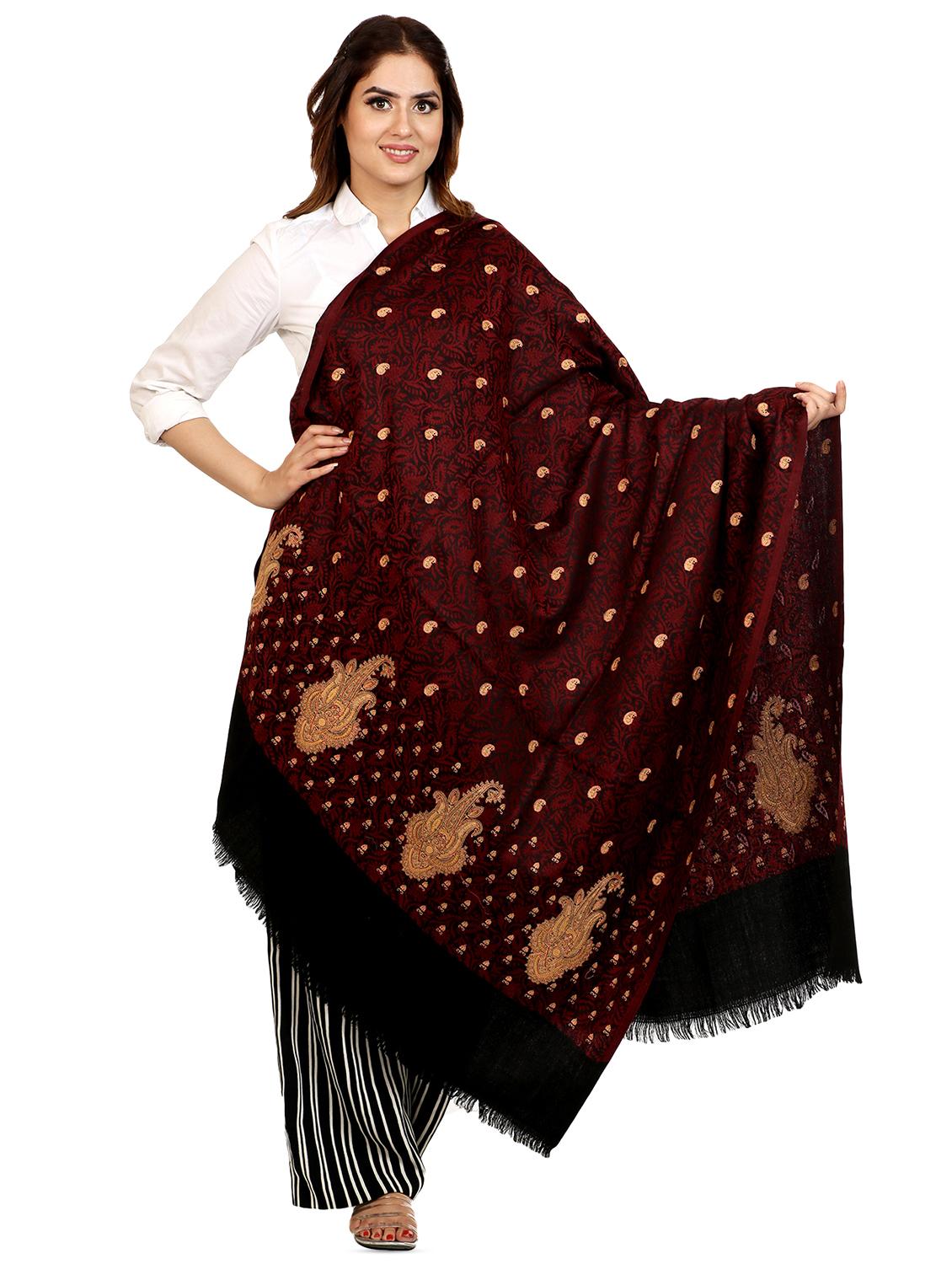 embroidered pashmina shawl - 16721181 - Zoom Image - 1