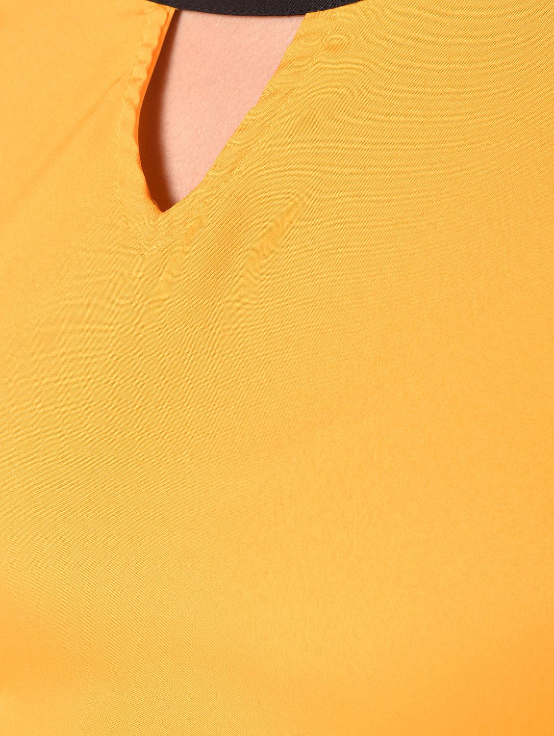 solid a-line kurta - 16721192 - Zoom Image - 6