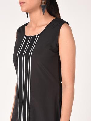 striped asymmetric kurta - 16721199 - Standard Image - 4