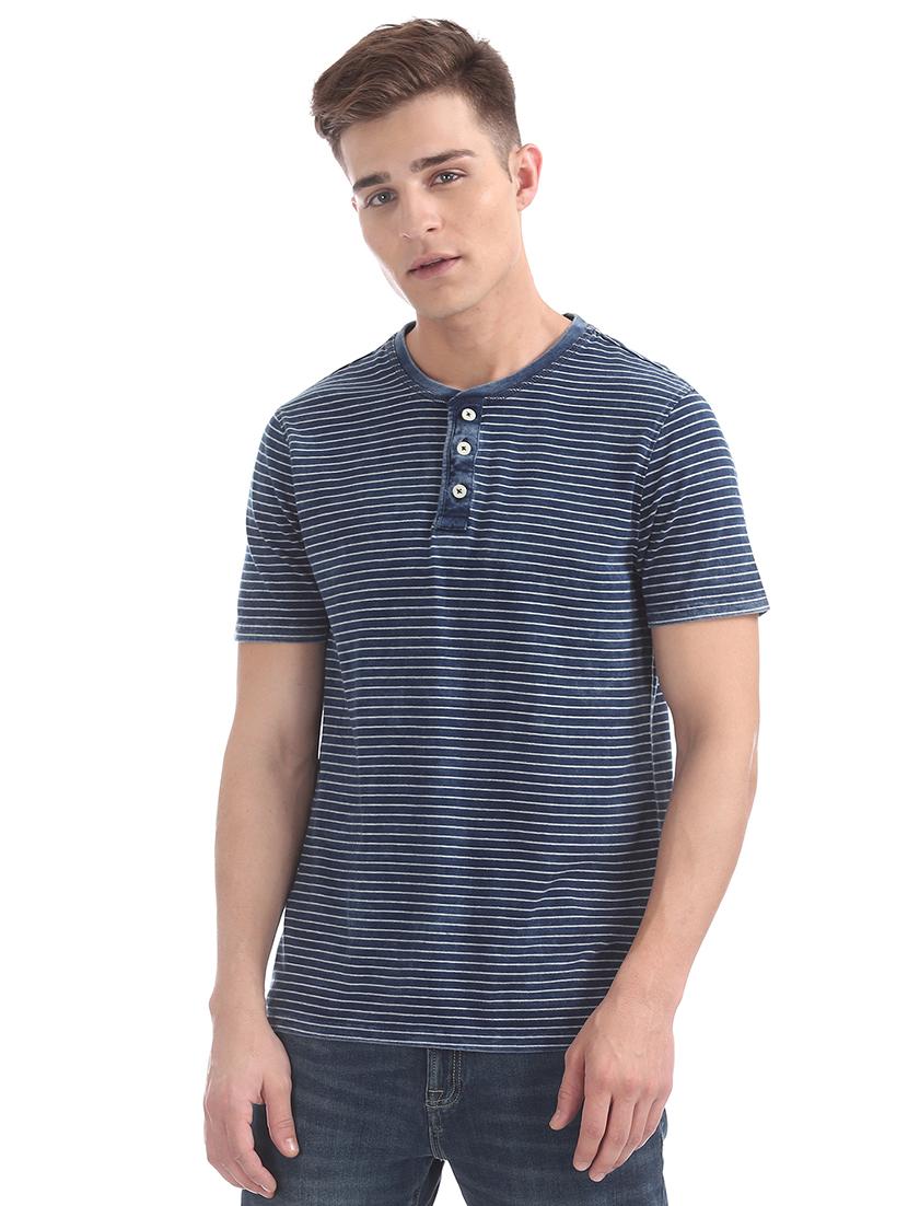 blue striped t-shirt - 16721349 - Zoom Image - 1
