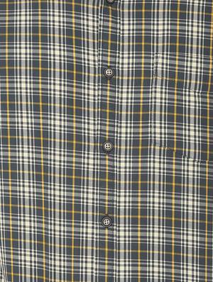 grey checkered casual shirt - 16721522 - Standard Image - 4