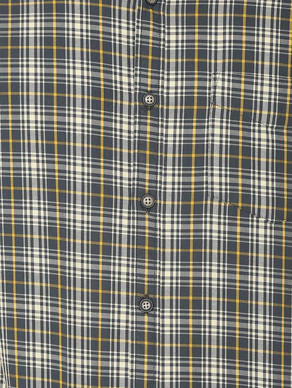 grey checkered casual shirt - 16721522 - Zoom Image - 4