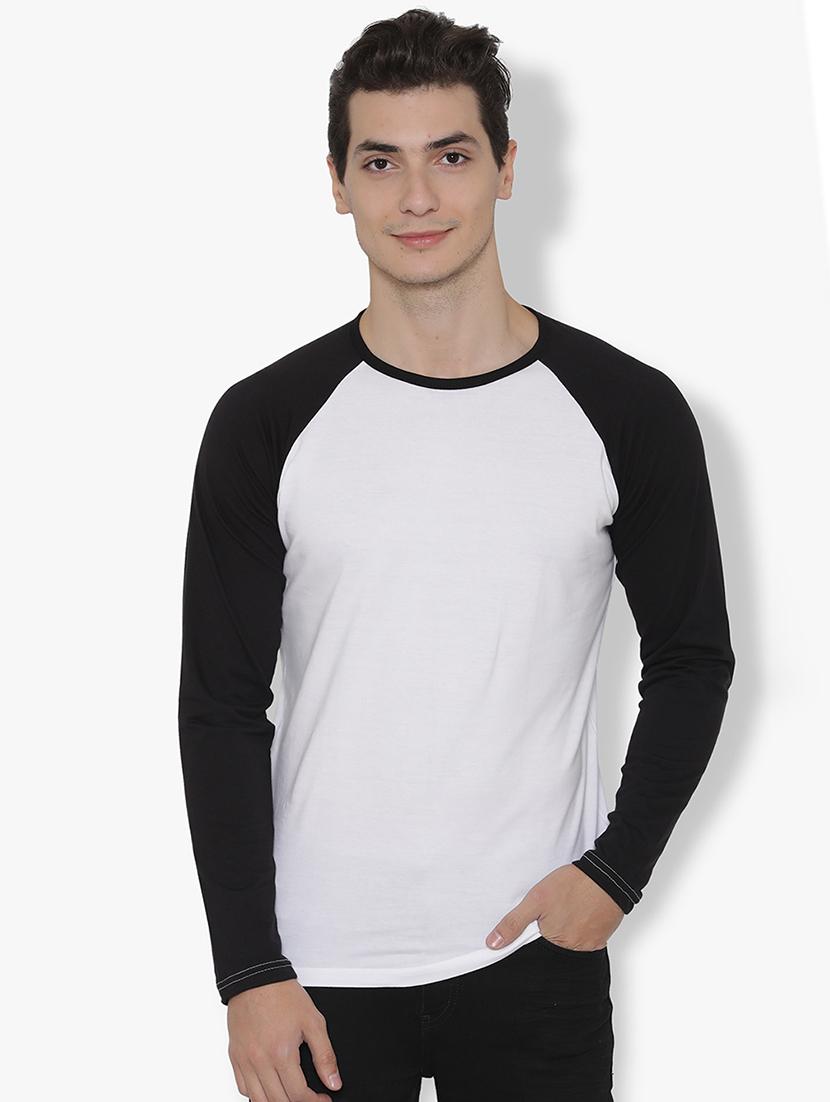 monochrome colorblock raglan t-shirt - 16721605 - Zoom Image - 1