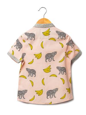pink cotton regular shirt - 16721769 - Standard Image - 2