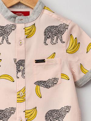 pink cotton regular shirt - 16721769 - Standard Image - 3