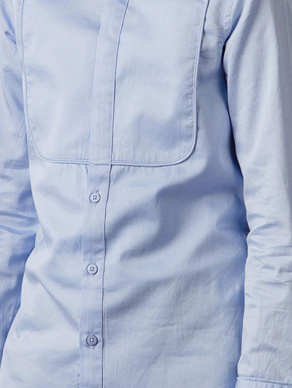 long sleeved concealed placket shirt - 16721775 - Zoom Image - 4