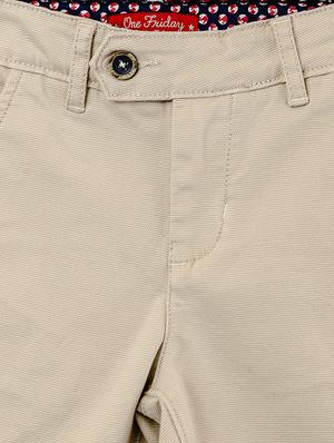 beige cotton casual trouser - 16721787 - Standard Image - 3