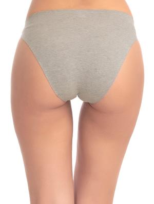 grey cotton bikini panty - 16721829 - Standard Image - 2