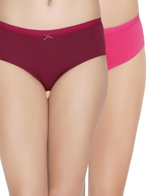 set of 2 bow patch hipster panty - 16721844 - Standard Image - 1