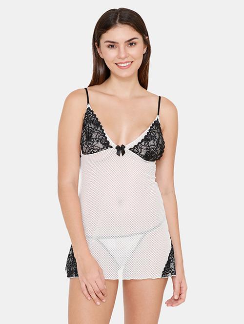 lace detail cami neck babydoll - 16721860 - Standard Image - 1