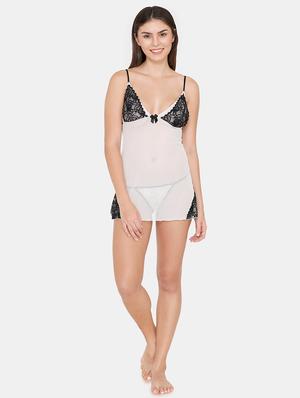 lace detail cami neck babydoll - 16721860 - Standard Image - 4