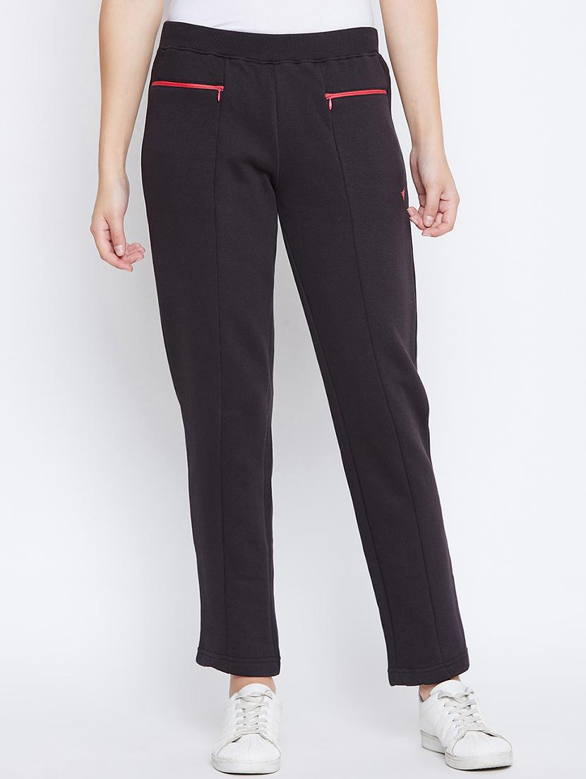 high rise solid track pant - 16721863 - Zoom Image - 1