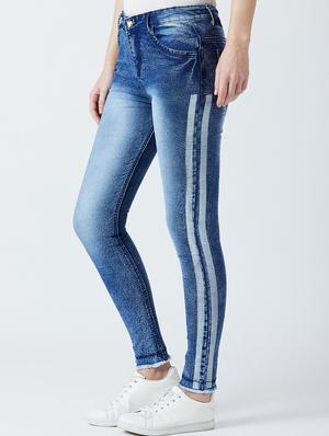 mid rise side tapping jean - 16721891 - Standard Image - 2