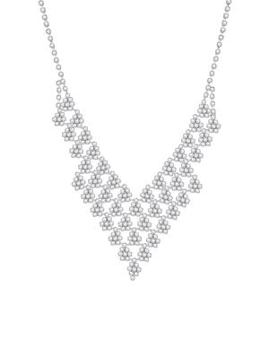 silver metal necklaces and earring - 16722047 - Standard Image - 3
