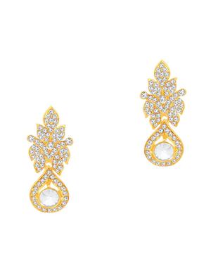 gold metal necklaces and earring - 16722094 - Standard Image - 3