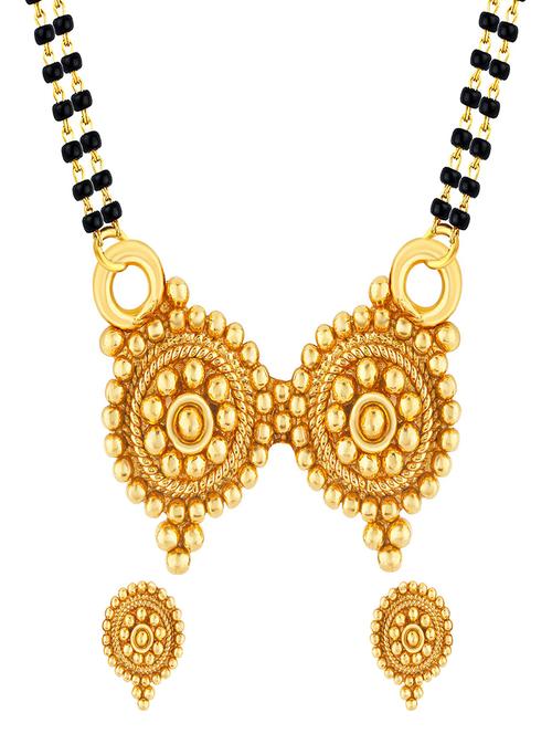 gold metal mangalsutra - 16722372 - Standard Image - 1