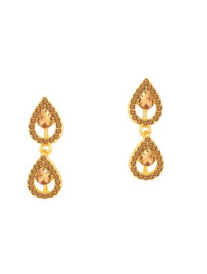 brown metal necklaces and earring - 16722467 - Standard Image - 3