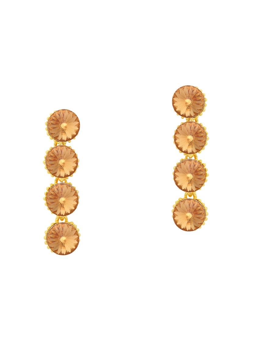 brown metal necklaces and earring - 16722540 - Zoom Image - 3