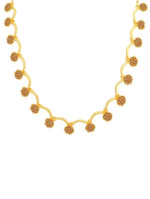brown metal necklaces and earring - 16722548 - Standard Image - 2