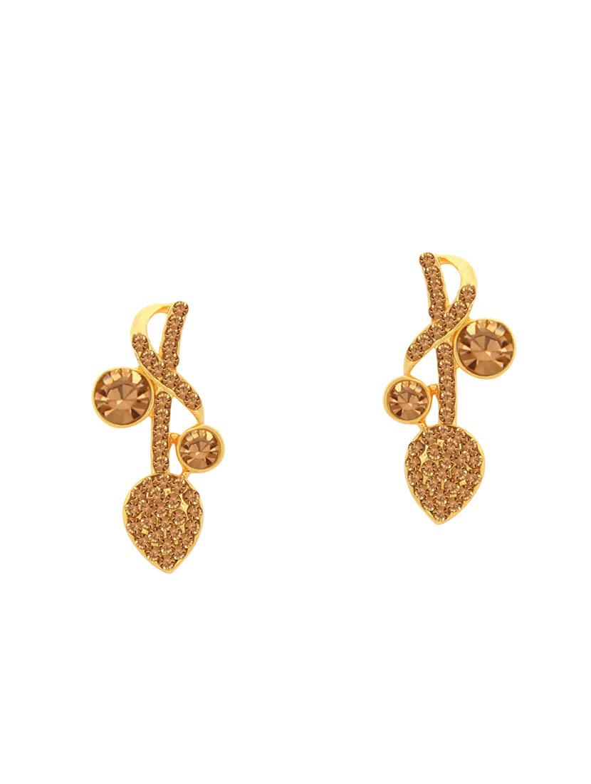 brown metal necklaces and earring - 16722583 - Zoom Image - 3