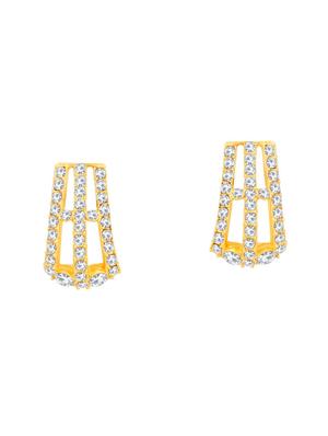 gold metal necklaces and earring - 16722609 - Standard Image - 3