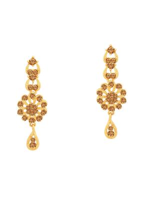brown metal necklaces and earring - 16722629 - Standard Image - 3