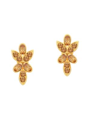 brown gold tone metal necklaces and earring - 16722688 - Standard Image - 2