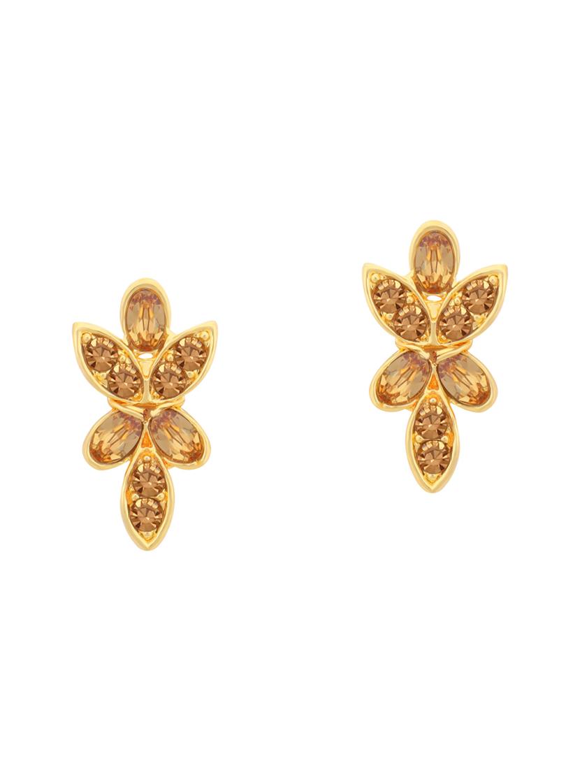 brown gold tone metal necklaces and earring - 16722688 - Zoom Image - 2
