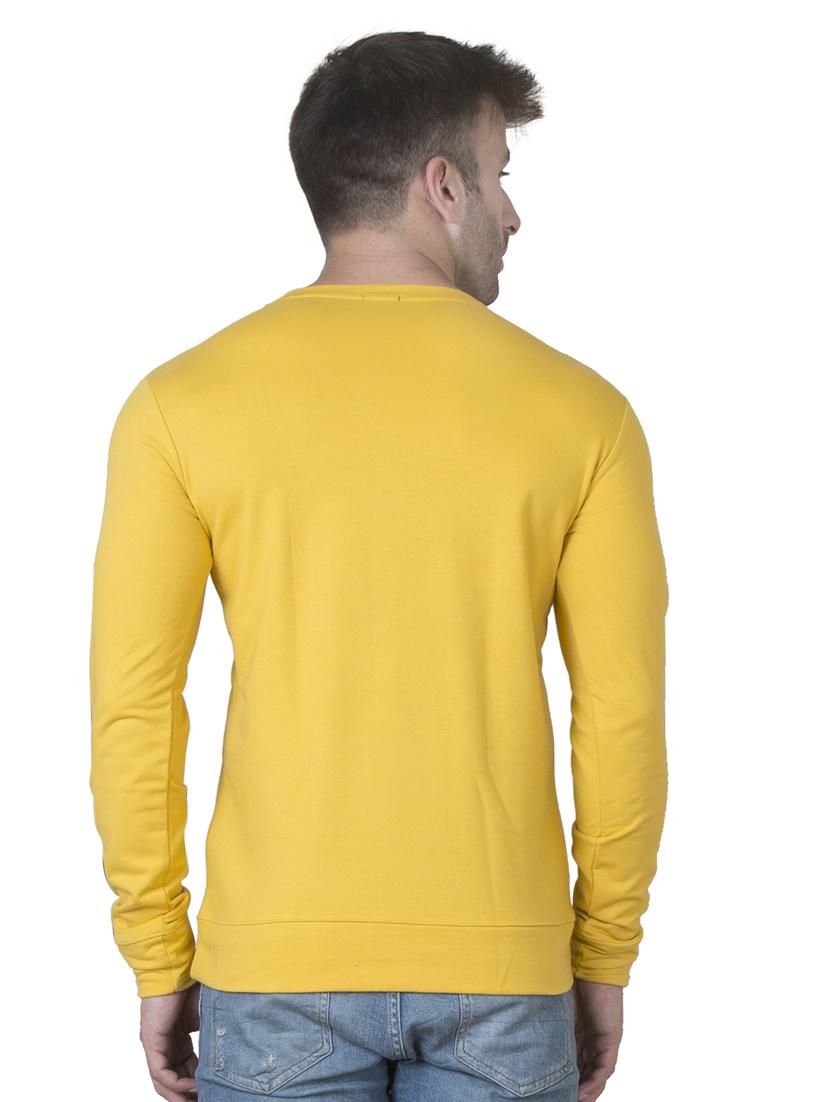 yellow solid sweatshirt - 16722720 - Zoom Image - 3
