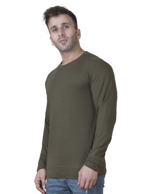 green solid sweatshirt - 16722721 - Standard Image - 2