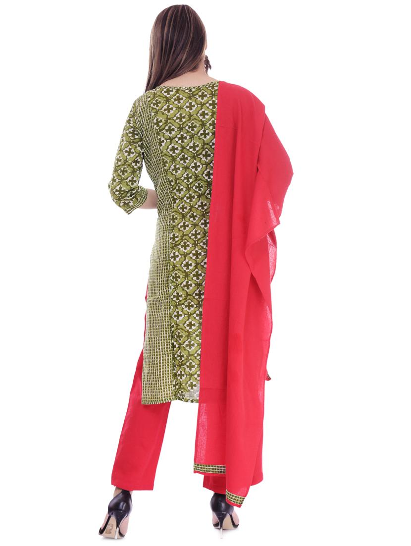 printed kurta pant set - 16723074 - Zoom Image - 3