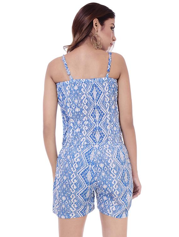 cami neck button up romper - 16723090 - Zoom Image - 3