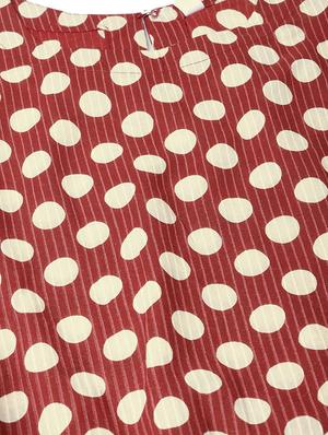 tie front polka dot a-line dress - 16723216 - Standard Image - 4