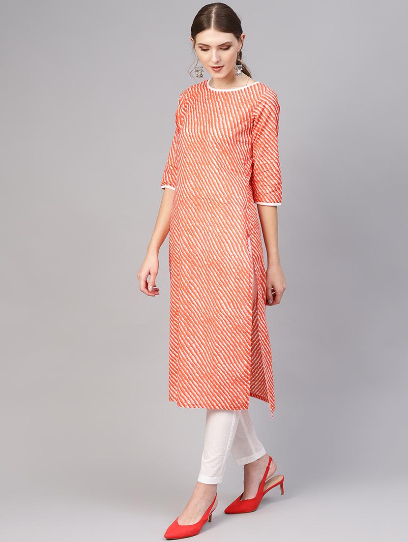 leheriya kurta pant set - 16723233 - Zoom Image - 2