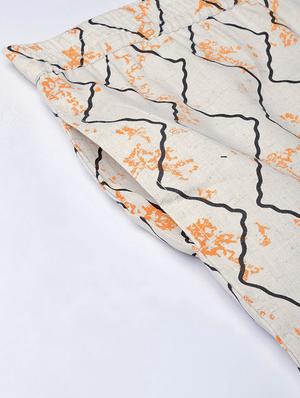 ikat printed kurta palazzo set - 16723236 - Standard Image - 4