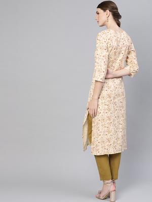 floral print kurta palazzo set - 16723238 - Standard Image - 3