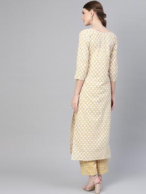 printed kurta palazzo set - 16723243 - Standard Image - 3