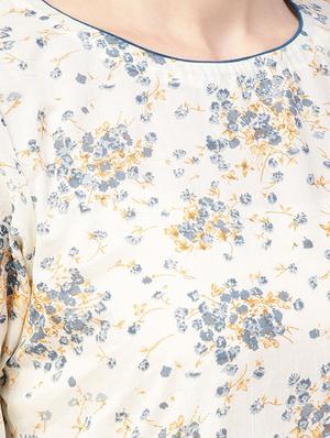 floral straight kurta - 16723257 - Standard Image - 4