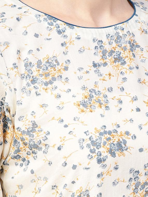 floral straight kurta - 16723257 - Zoom Image - 4