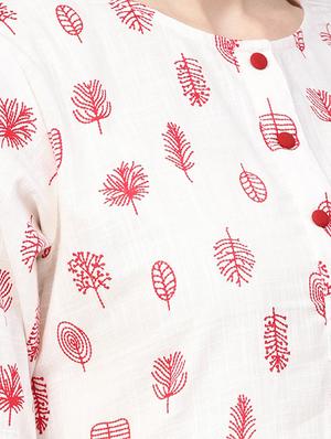 printed straight kurta - 16723259 - Standard Image - 4