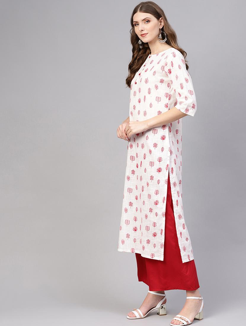 printed straight kurta - 16723259 - Zoom Image - 2