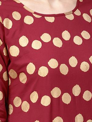 geometrical straight kurta - 16723263 - Standard Image - 4